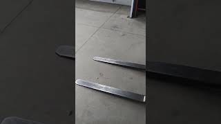 Flipping coins with forklift