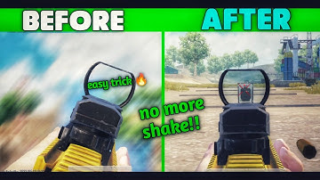 why scope is shaking in BGMI & PUBG | problem fix ✅| no more shake 🔥| #bgmi #pubgm #shaking
