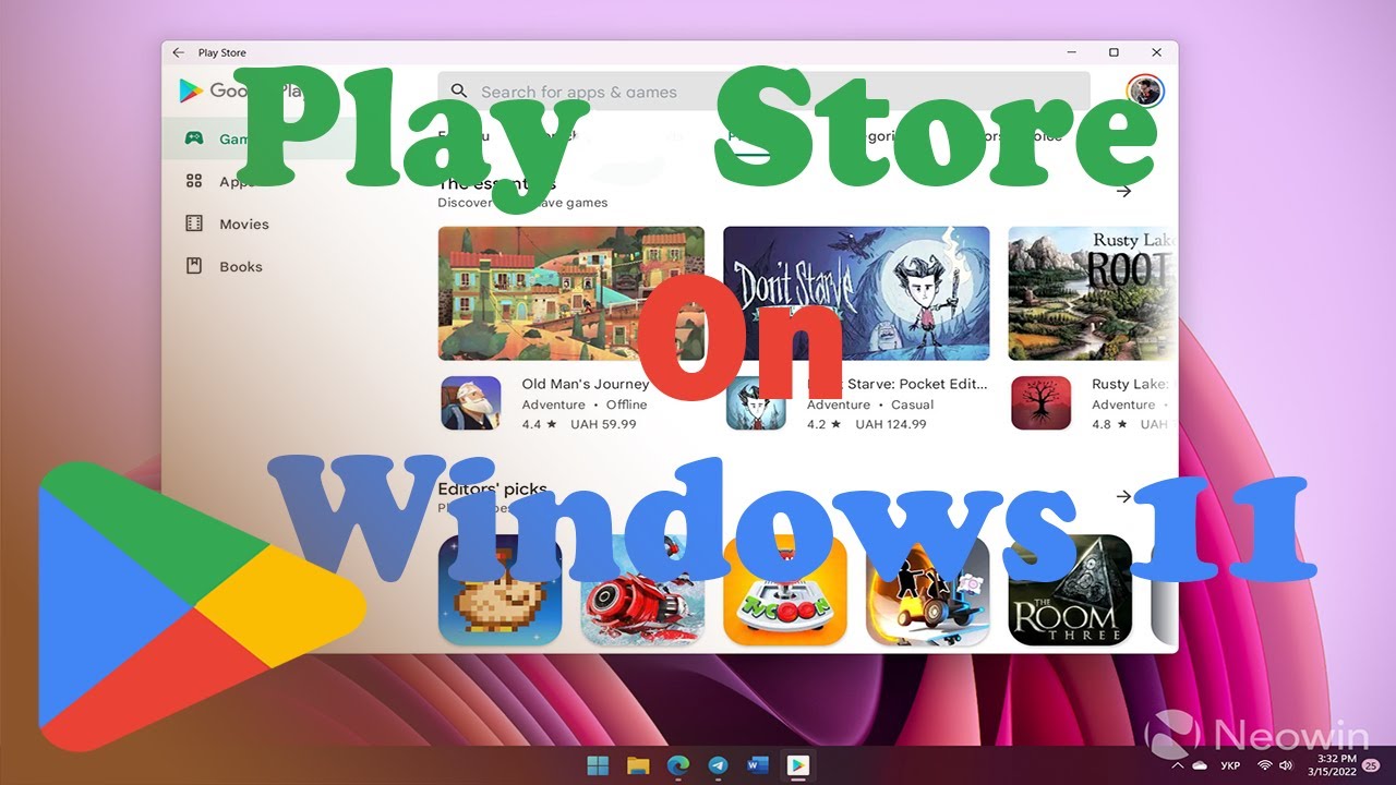 WINDOWS 11 22H2 ANDROID PRIME + GOOGLE PLAY STORE 