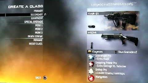 Good MW2 custom class setup