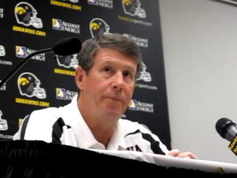 Iowa offensive coordinator Ken O'Keefe -- spring press conference