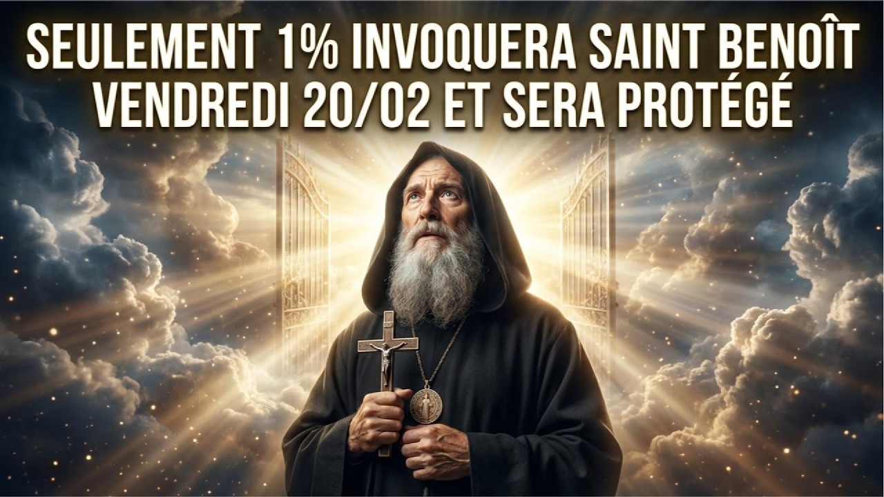 Seulement 1% invoquera Saint Benoît VENDREDI 20/02 et sera protégé