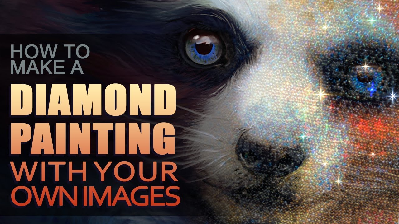 Diamond Painting: how to create your own custom patterns in Photoshop 