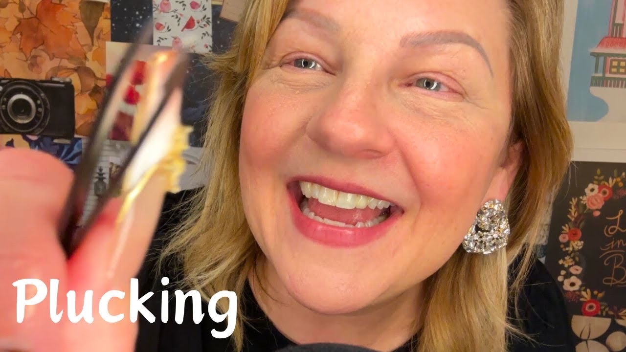 ASMR | Plucking and Snipping Away Your Negativity | Long Custom Nails and Tweezers ✨