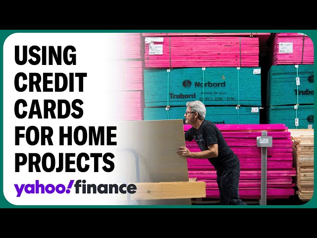 How to pick the right credit card for home improvement projects