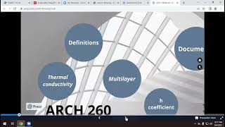 ARCH 260 0102 Thermal resistance