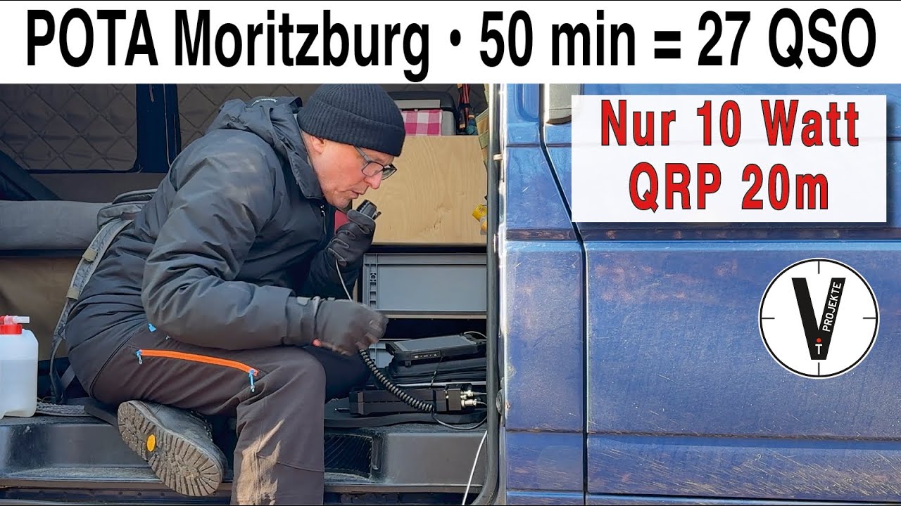 Antennentest Nr. 2 | 10 Länder im 50 min 27 QSO mit 10 W | QRP