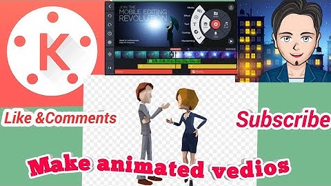 Animation video Making || How to make a animated  video simply with kine-master||
