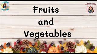 Common Fruits and Vegetables
