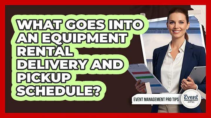 What Goes Into an Equipment Rental Delivery and Pickup Schedule?