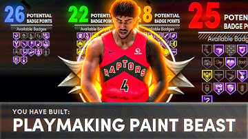 BEST PLAYMAKING PAINT BEAST BUILD in NBA 2K21 NEXT-GEN | 76+ BADGE UPGRADES | RARE DEMIGOD BUILD