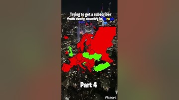 Trying to get a subscriber from every country in Europe! | Part 4 #mapping #europe #freepalestine