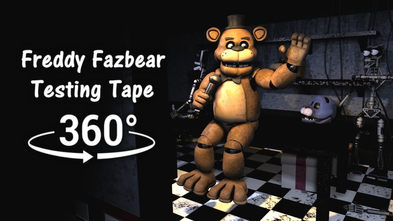 FNAF SFM] 360 Help Wanted Minigame: Fredbear Testing