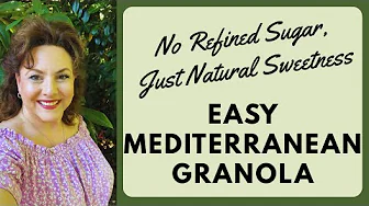 EASY MEDITERRANEAN GRANOLA | HEALTHY, HOMEMADE BREAKFAST YOU'LL ACTUALLY LOVE!