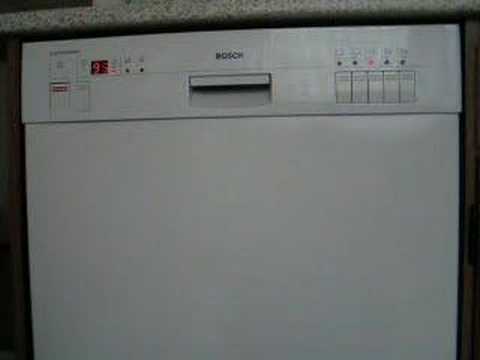 bosch classixx slimline dishwasher manual