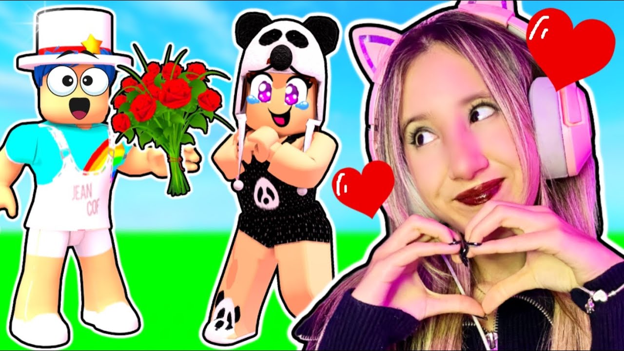 Natasha Panda e Jeancof VIRARAM NAMORADOS por 1 DIA no ROBLOX