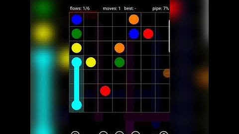 Flow Free Regular pack 7x7 Level 21 to 30 Solved