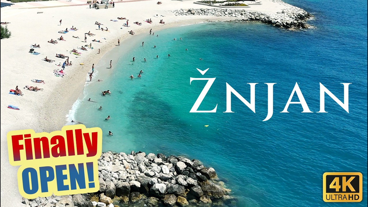 Жнян наконец-то открылся — лучший пляж Сплита 2025 года, Хорватия