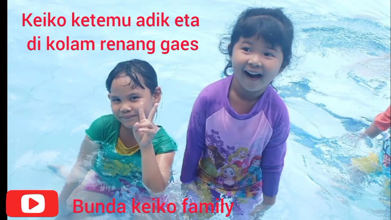 otw bawa Keiko berenang sebelum masuk ujian di sekolah gaes