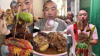 Yummy #452 Eat Shrimp 🍤🦐,Octopus 🐙 🦑 Cavani..#mukbang #seafood #delicious 