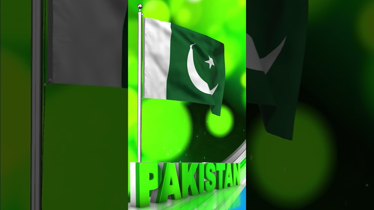 Pakistan Flag Background 