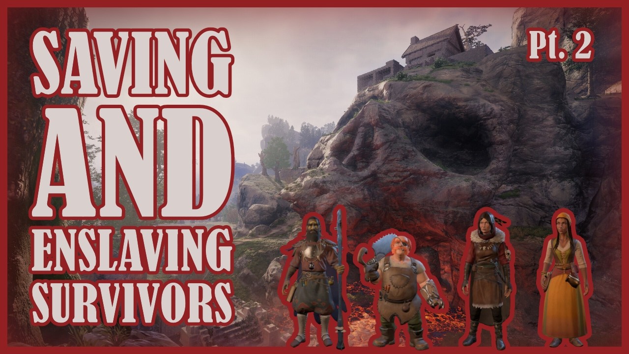 Saving And Enslaving Survivors - Enshrouded Pt. 2 - YouTube