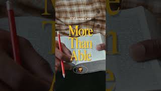 You are more than able! #elevation #shorts #faith #christian #morethanable