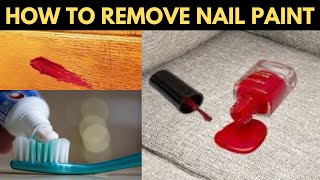 Asmr Cleaning How To Remove Nail Polish From Furniture Before And After