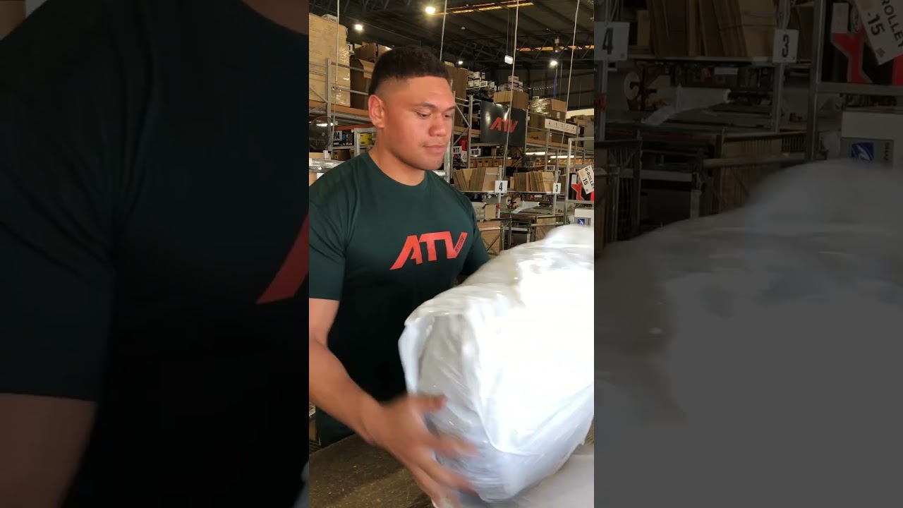 The Hulk works at ATVstore!! (He's not FULLY transformed right now) 