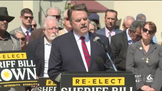 Sheriff Bill Brown announces re-election campaign