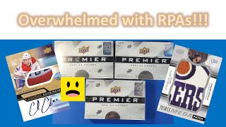OVERWHELMED with Awesome Autos and Patches THREE Boxes of 2021-22 Upper Deck Premier