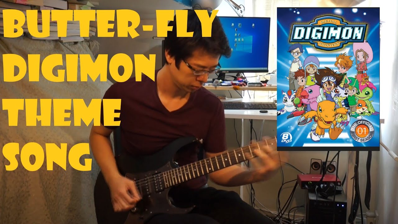 "ButterFly" Digimon Theme Song (Tabs Available) Wada Kouji 和田光司 YouTube