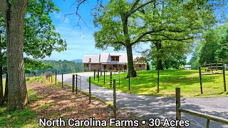 North Carolina Farms For Sale | 30+ Acres | North Carolina Land For Sale | Long Trails Log Cabins