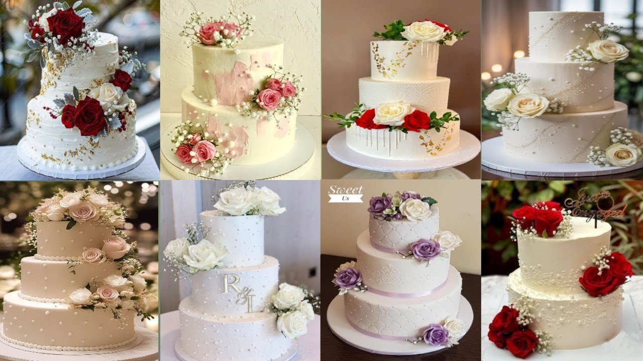 💞✨trendy wedding cake design/ trendy engagement cakes design/ trendy wedding anniversary cake design
