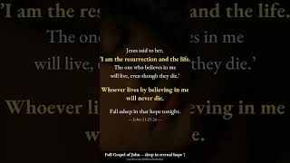 Jesus breaks the fear of death in one sentence #john #bible #truth