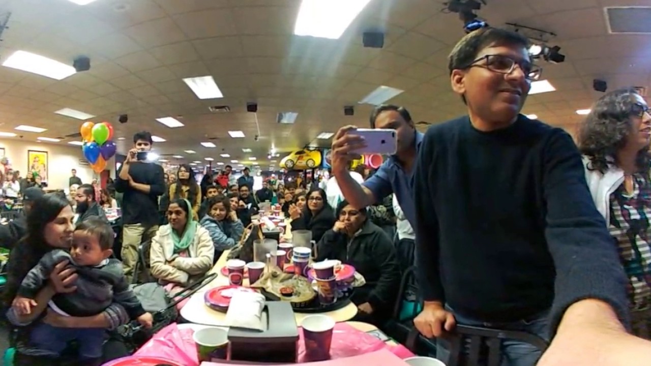 Happy Birthday Ariana at Chuck E Cheese [video in 360 by Raghu]