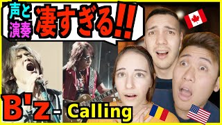 【 B’z - Calling  】「こんなバンド日本以外で見たことない！」歌とギターの掛け合いに外国人驚愕！【海外の反応】