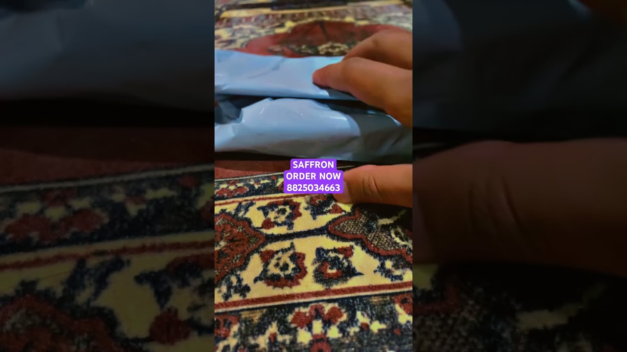 How Saffron Flowers are Handpicked 