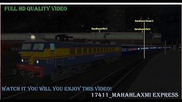 MSTS Indian Railways 17411_Mahalaxmi Express Hauled KYN King WCAM/3
