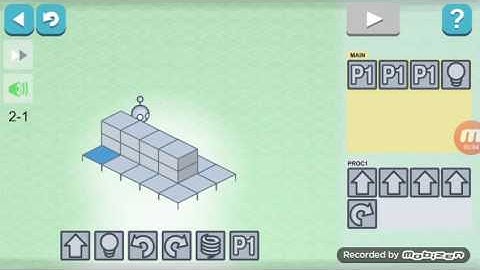 Light bot Procedures 1-1/1-9