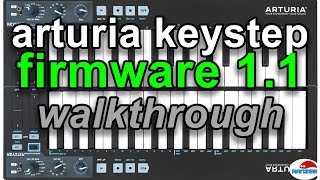 Arturia KeyStep firmware 1.1 walkthrough