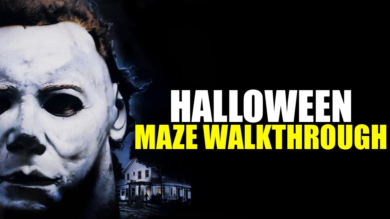 Halloween Maze Walkthrough - HHN 2016