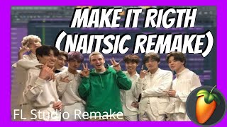 BTS - Make It Right (FL STUDIO REMAKE) INSTRUMENTAL+ FLP FREE DOWNLOAD💜 Resimi