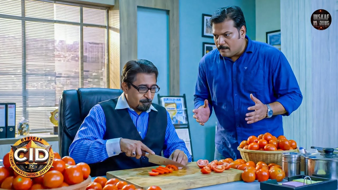 फॉरेंसिक लैब मे अपना काम छोड़कर क्यों सालुंखे काट रहे है टमाटर ? | CID New Episode 2026