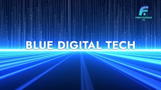 Famous Digital high tech blue lines | 4K Footage Net Worth