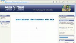 Ingreso plataforma Virtual Uncp