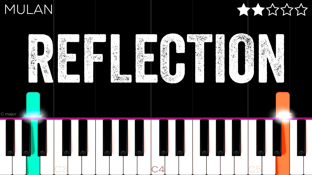 Mulan - Reflection | EASY Piano Tutorial