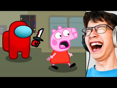 Peppa Pig VS Among Us! (Funny Animation)