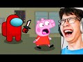 Peppa pig vs among us funny animation