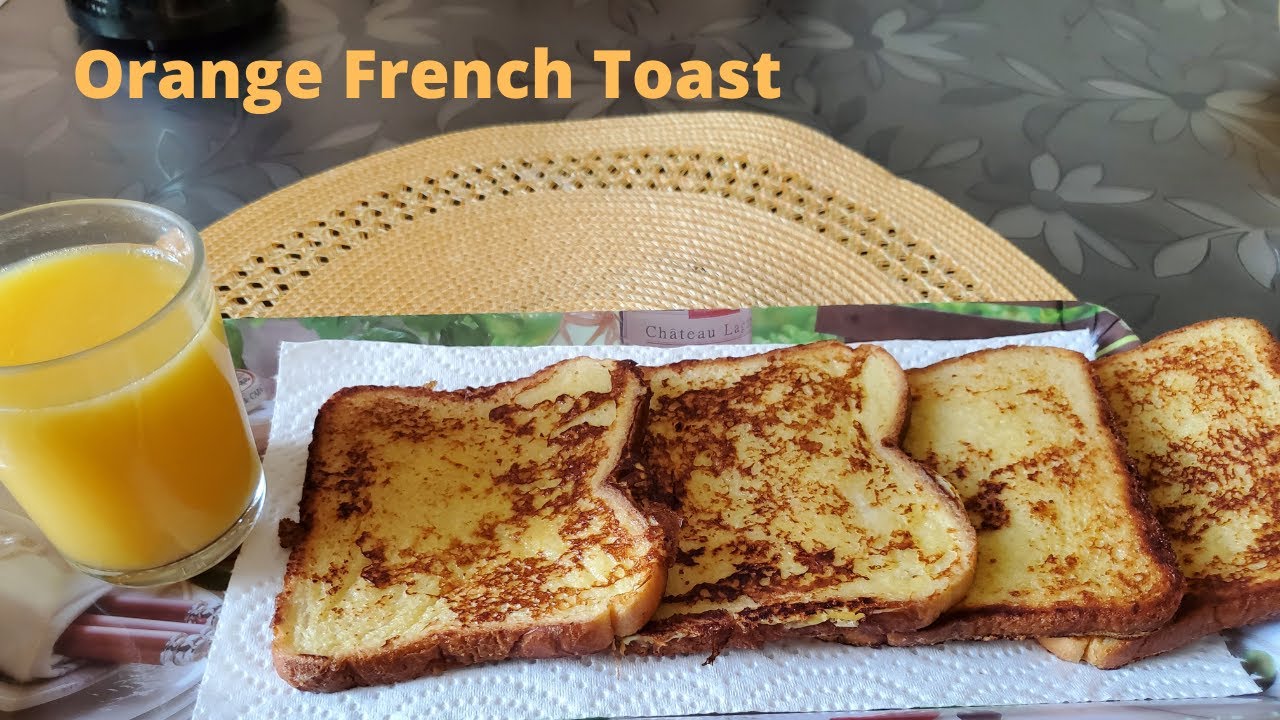 Orange French Toast Recipe By Pak Food Nyc Youtube